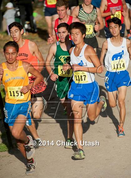 Thumbnail 1 in CIF State Cross Country Championships (D2 Boys) photogallery.