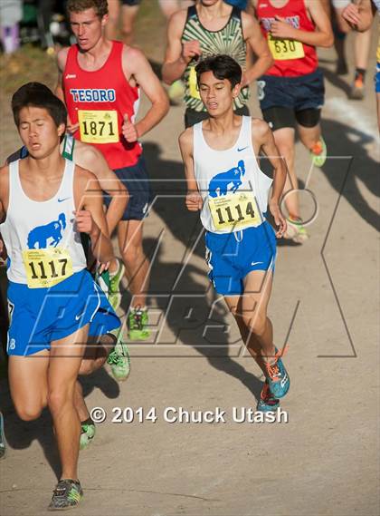 Thumbnail 2 in CIF State Cross Country Championships (D2 Boys) photogallery.
