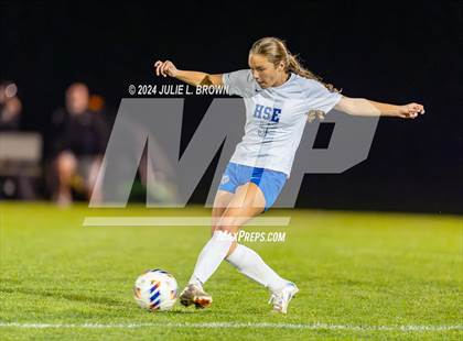Thumbnail 1 in Hamilton Southeastern vs. Fishers (IHSAA 3A Sectional 8 First Round) photogallery.