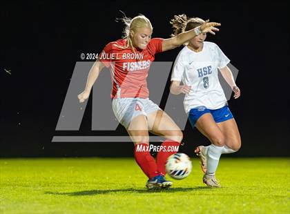 Thumbnail 1 in Hamilton Southeastern vs. Fishers (IHSAA 3A Sectional 8 First Round) photogallery.