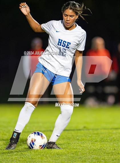 Thumbnail 2 in Hamilton Southeastern vs. Fishers (IHSAA 3A Sectional 8 First Round) photogallery.