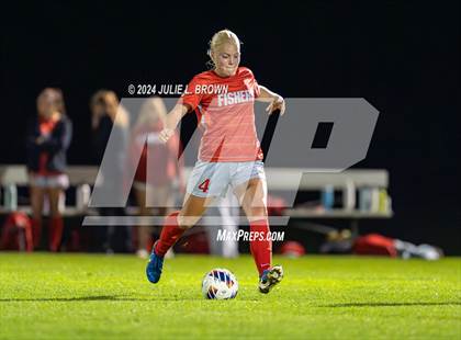 Thumbnail 2 in Hamilton Southeastern vs. Fishers (IHSAA 3A Sectional 8 First Round) photogallery.