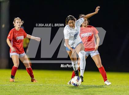 Thumbnail 2 in Hamilton Southeastern vs. Fishers (IHSAA 3A Sectional 8 First Round) photogallery.