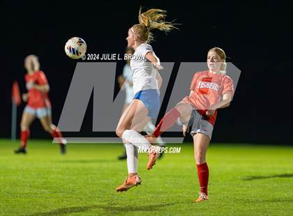 Thumbnail 3 in Hamilton Southeastern vs. Fishers (IHSAA 3A Sectional 8 First Round) photogallery.