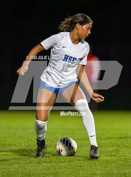 Thumbnail 3 in Hamilton Southeastern vs. Fishers (IHSAA 3A Sectional 8 First Round) photogallery.