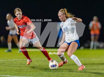 Thumbnail 2 in Hamilton Southeastern vs. Fishers (IHSAA 3A Sectional 8 First Round) photogallery.