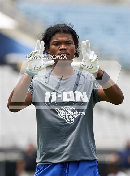 Thumbnail 2 in Trinity Christian Academy vs Clay (Jaguars Prep 11-On Tournament) photogallery.