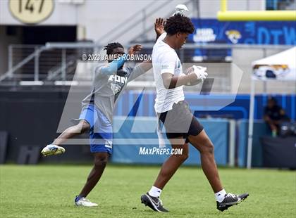 Thumbnail 3 in Trinity Christian Academy vs Clay (Jaguars Prep 11-On Tournament) photogallery.