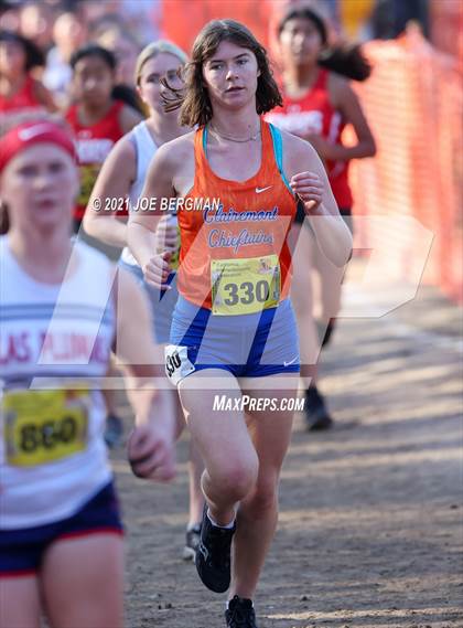 Thumbnail 2 in CIF State Cross Country Championships (Girls D4 Race) photogallery.