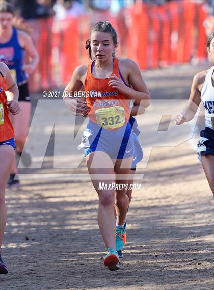 Thumbnail 3 in CIF State Cross Country Championships (Girls D4 Race) photogallery.