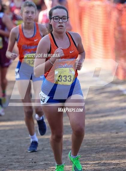 Thumbnail 3 in CIF State Cross Country Championships (Girls D4 Race) photogallery.