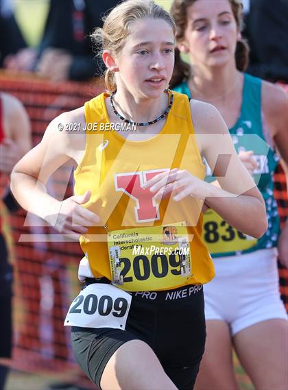 Thumbnail 2 in CIF State Cross Country Championships (Girls D4 Race) photogallery.
