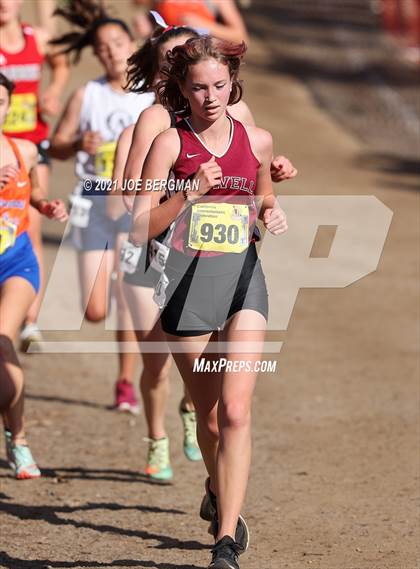 Thumbnail 1 in CIF State Cross Country Championships (Girls D4 Race) photogallery.