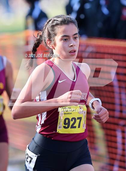Thumbnail 1 in CIF State Cross Country Championships (Girls D4 Race) photogallery.