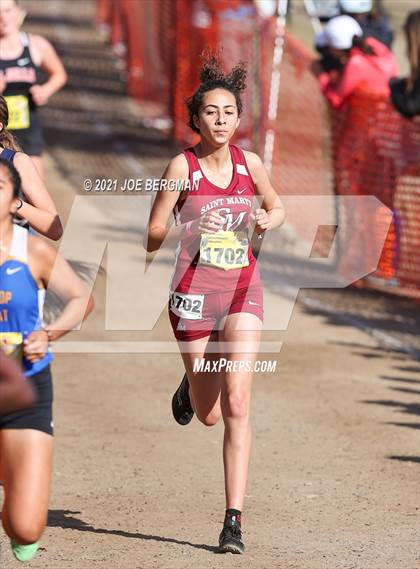 Thumbnail 2 in CIF State Cross Country Championships (Girls D4 Race) photogallery.