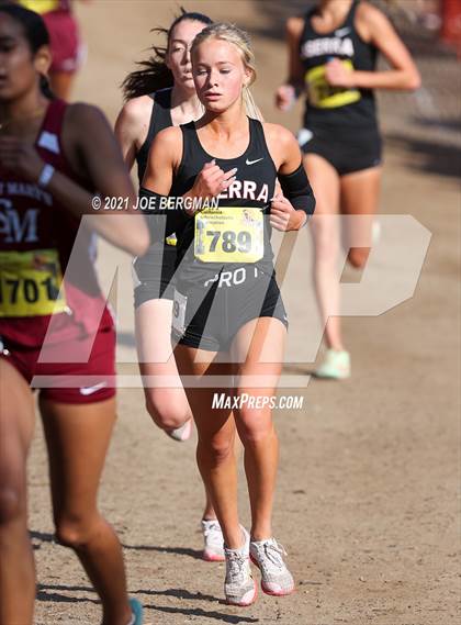 Thumbnail 2 in CIF State Cross Country Championships (Girls D4 Race) photogallery.