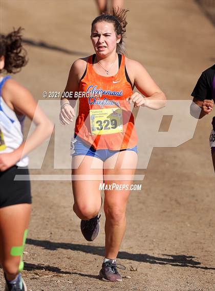Thumbnail 2 in CIF State Cross Country Championships (Girls D4 Race) photogallery.