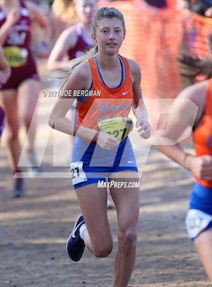 Thumbnail 1 in CIF State Cross Country Championships (Girls D4 Race) photogallery.