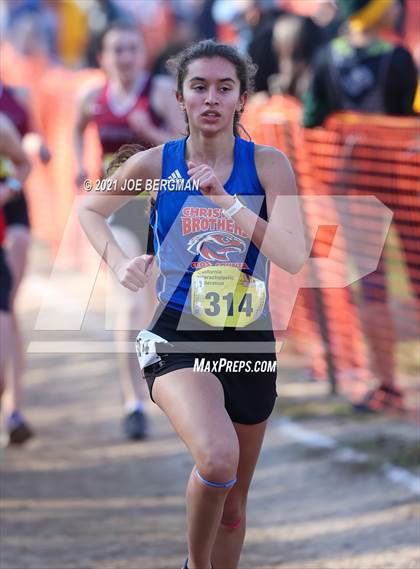 Thumbnail 1 in CIF State Cross Country Championships (Girls D4 Race) photogallery.