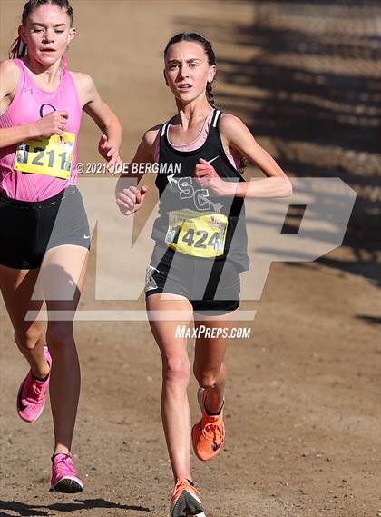 Thumbnail 1 in CIF State Cross Country Championships (Girls D4 Race) photogallery.