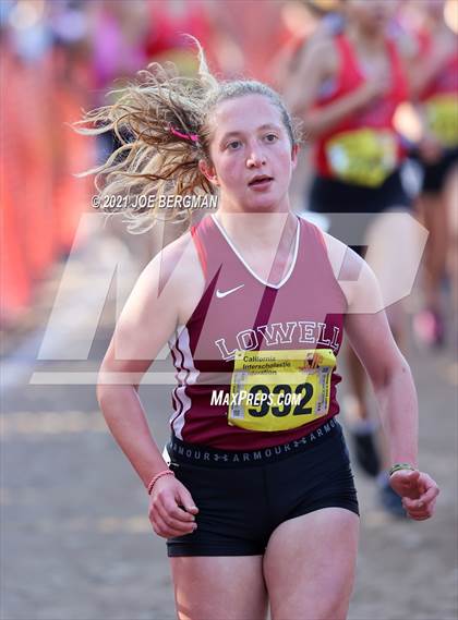 Thumbnail 2 in CIF State Cross Country Championships (Girls D4 Race) photogallery.