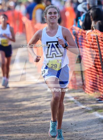 Thumbnail 1 in CIF State Cross Country Championships (Girls D4 Race) photogallery.