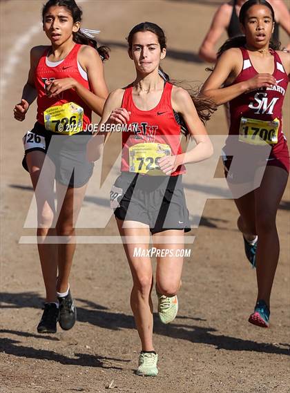 Thumbnail 3 in CIF State Cross Country Championships (Girls D4 Race) photogallery.