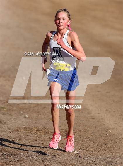Thumbnail 2 in CIF State Cross Country Championships (Girls D4 Race) photogallery.