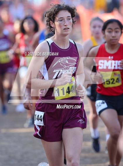 Thumbnail 1 in CIF State Cross Country Championships (Girls D4 Race) photogallery.