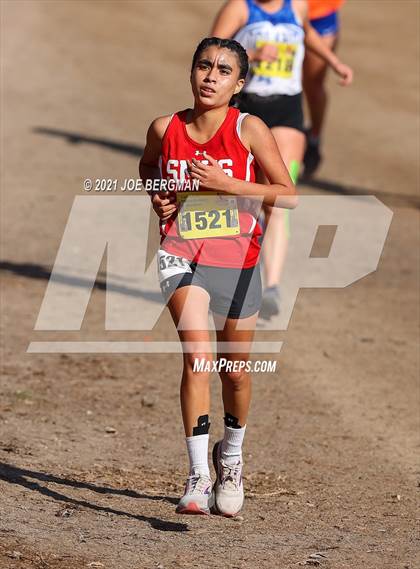 Thumbnail 3 in CIF State Cross Country Championships (Girls D4 Race) photogallery.