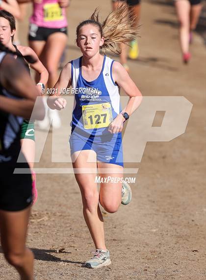 Thumbnail 2 in CIF State Cross Country Championships (Girls D4 Race) photogallery.