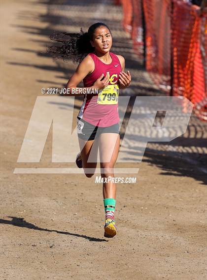 Thumbnail 2 in CIF State Cross Country Championships (Girls D4 Race) photogallery.