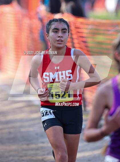 Thumbnail 3 in CIF State Cross Country Championships (Girls D4 Race) photogallery.