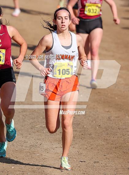 Thumbnail 2 in CIF State Cross Country Championships (Girls D4 Race) photogallery.