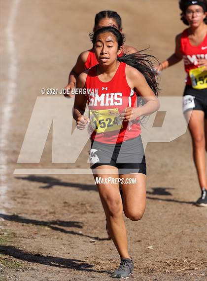 Thumbnail 2 in CIF State Cross Country Championships (Girls D4 Race) photogallery.