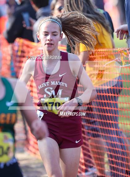 Thumbnail 1 in CIF State Cross Country Championships (Girls D4 Race) photogallery.