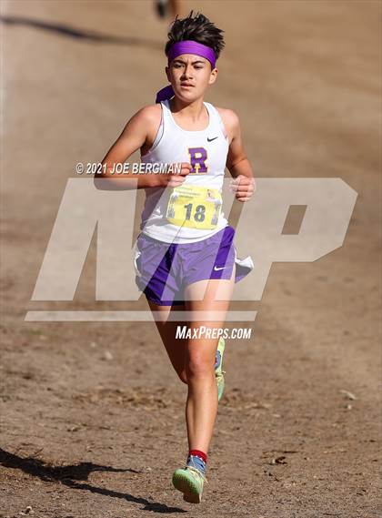 Thumbnail 1 in CIF State Cross Country Championships (Girls D4 Race) photogallery.