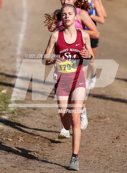 Thumbnail 3 in CIF State Cross Country Championships (Girls D4 Race) photogallery.