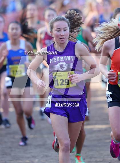 Thumbnail 3 in CIF State Cross Country Championships (Girls D4 Race) photogallery.