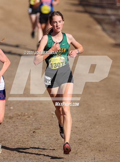 Thumbnail 3 in CIF State Cross Country Championships (Girls D4 Race) photogallery.