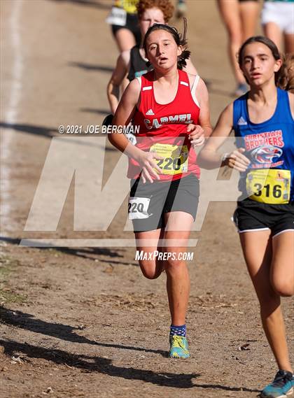 Thumbnail 3 in CIF State Cross Country Championships (Girls D4 Race) photogallery.