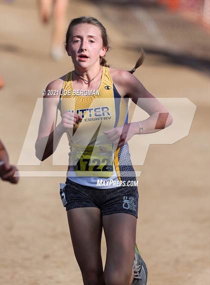 Thumbnail 2 in CIF State Cross Country Championships (Girls D4 Race) photogallery.