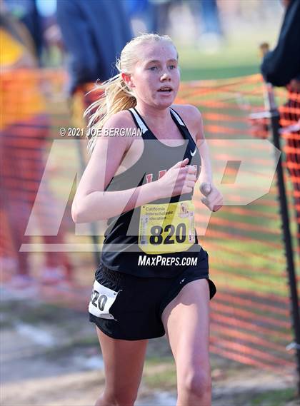 Thumbnail 2 in CIF State Cross Country Championships (Girls D4 Race) photogallery.