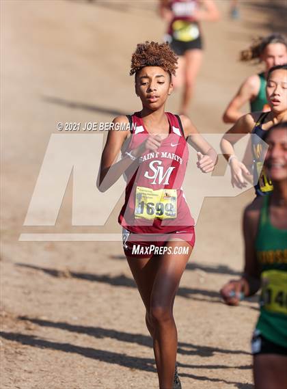 Thumbnail 2 in CIF State Cross Country Championships (Girls D4 Race) photogallery.