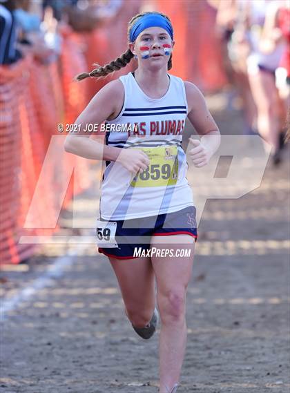 Thumbnail 2 in CIF State Cross Country Championships (Girls D4 Race) photogallery.