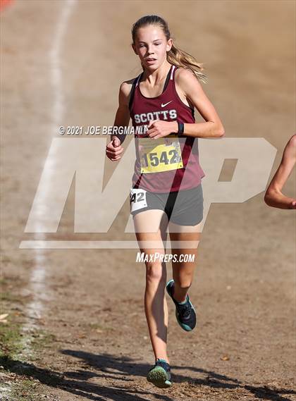 Thumbnail 3 in CIF State Cross Country Championships (Girls D4 Race) photogallery.