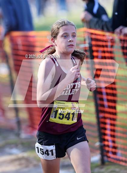 Thumbnail 3 in CIF State Cross Country Championships (Girls D4 Race) photogallery.