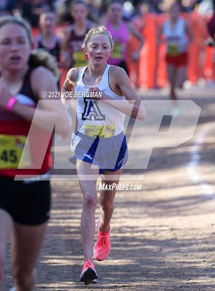 Thumbnail 3 in CIF State Cross Country Championships (Girls D4 Race) photogallery.