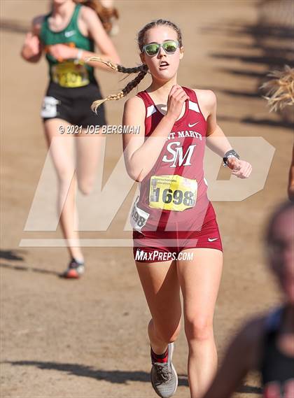 Thumbnail 1 in CIF State Cross Country Championships (Girls D4 Race) photogallery.