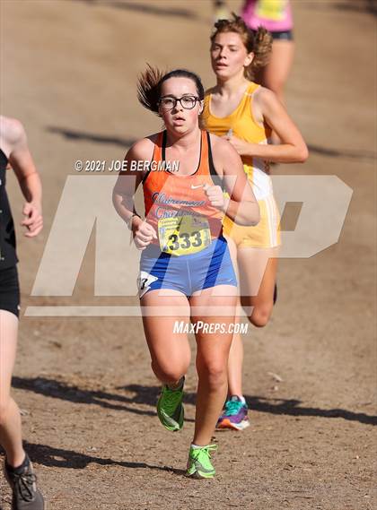 Thumbnail 3 in CIF State Cross Country Championships (Girls D4 Race) photogallery.